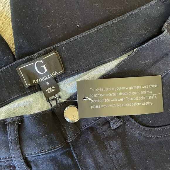 G By Giuliana “G Soft” Dark Denim Skinny Jeans - Picture 5 of 6